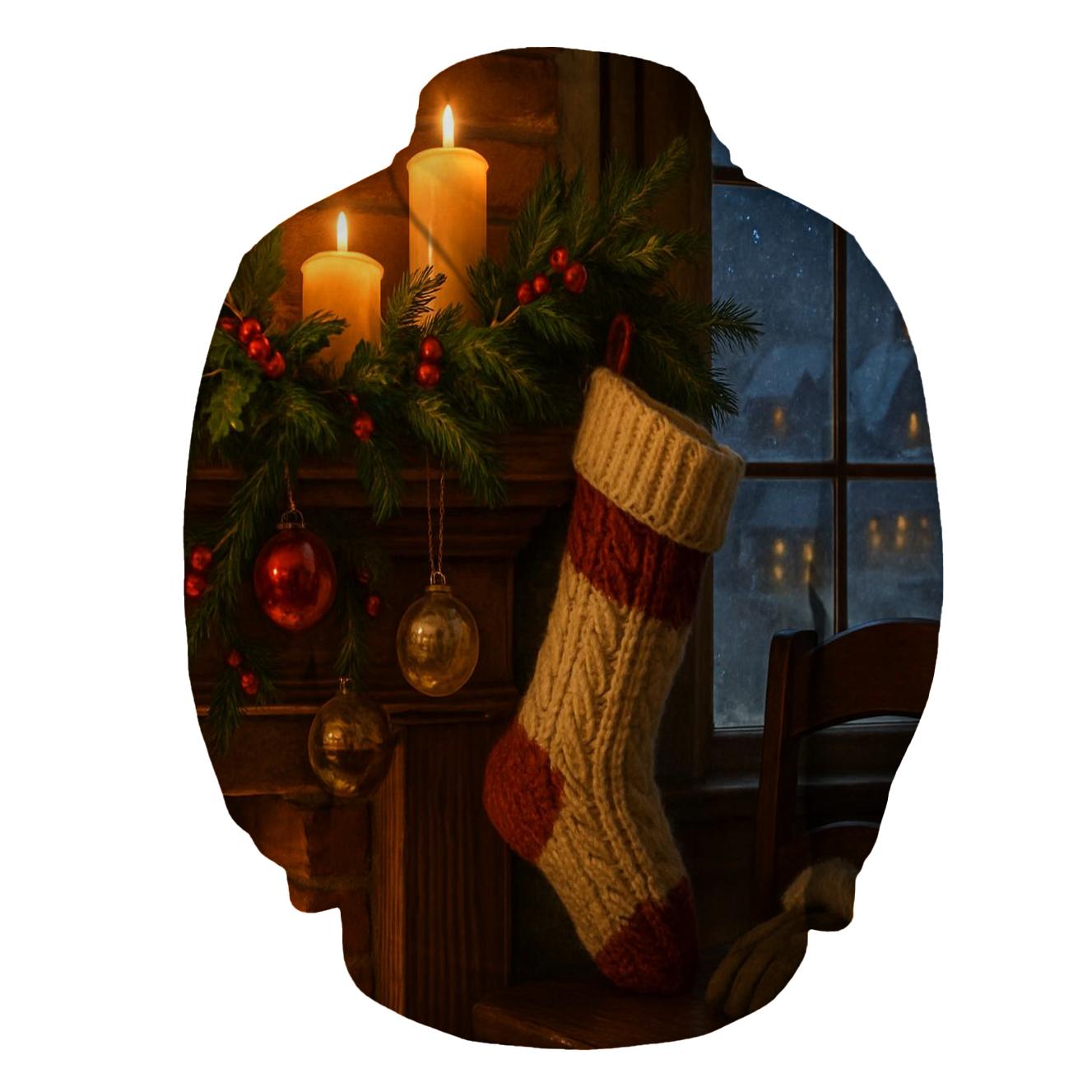 Midnight Carol At The Frosted Mantel hoodie trends