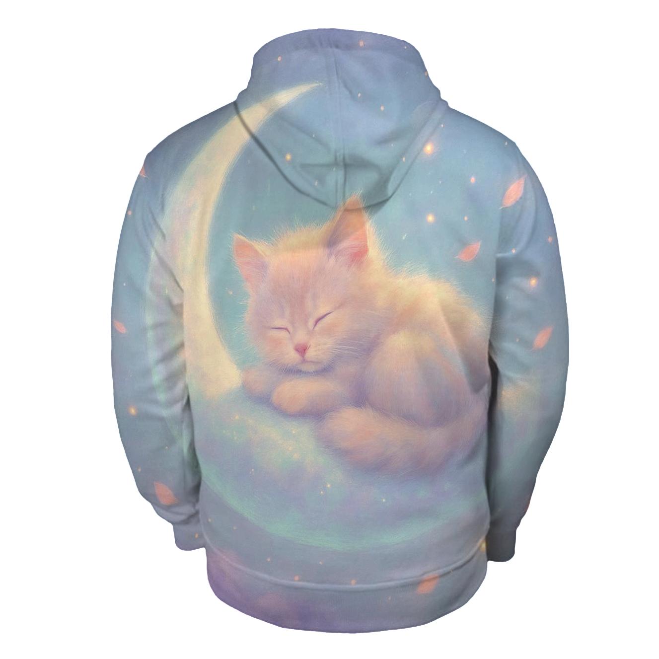 Starlit Cloud Kitten hoodies fashion