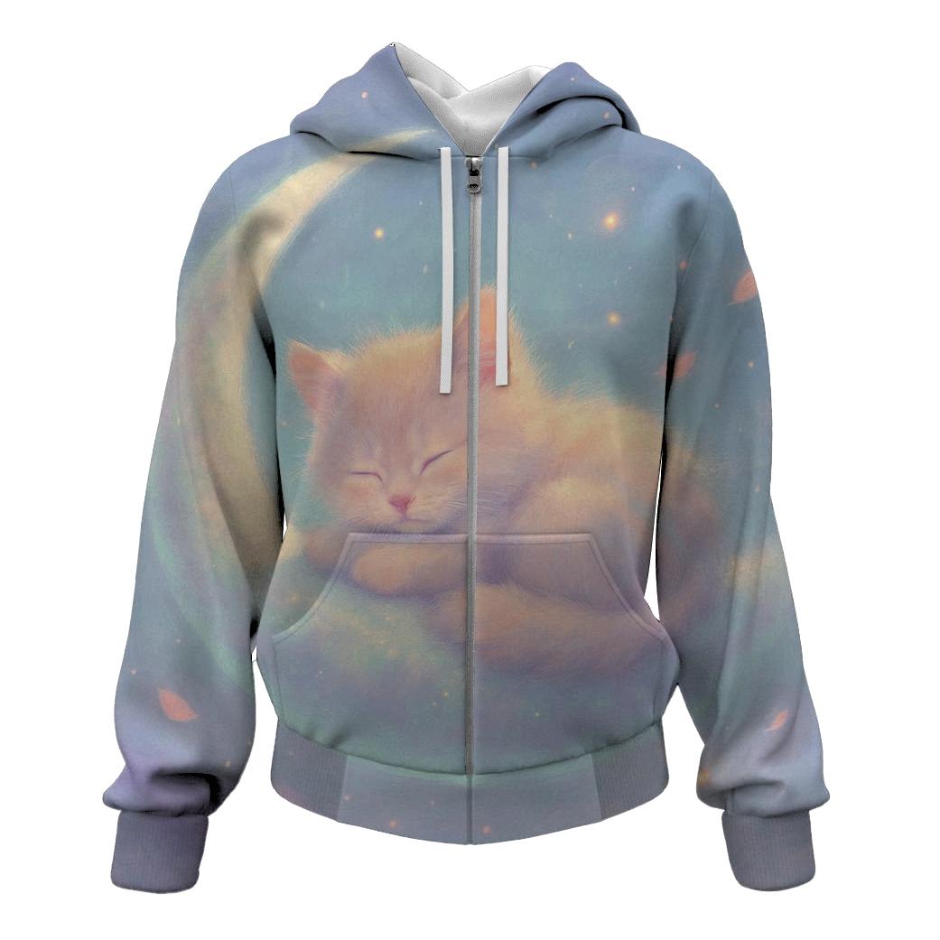 Starlit Cloud Kitten hoodie designs