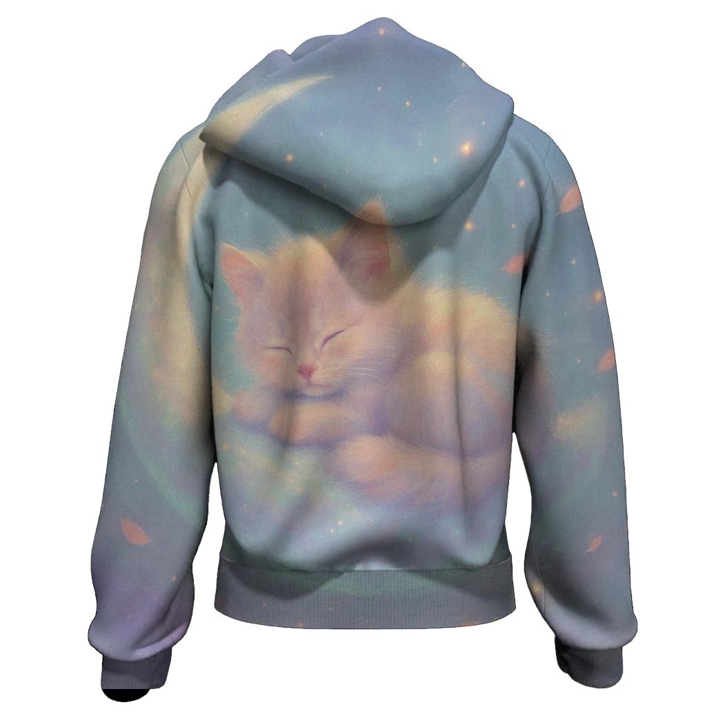 Starlit Cloud Kitten hoodie designs