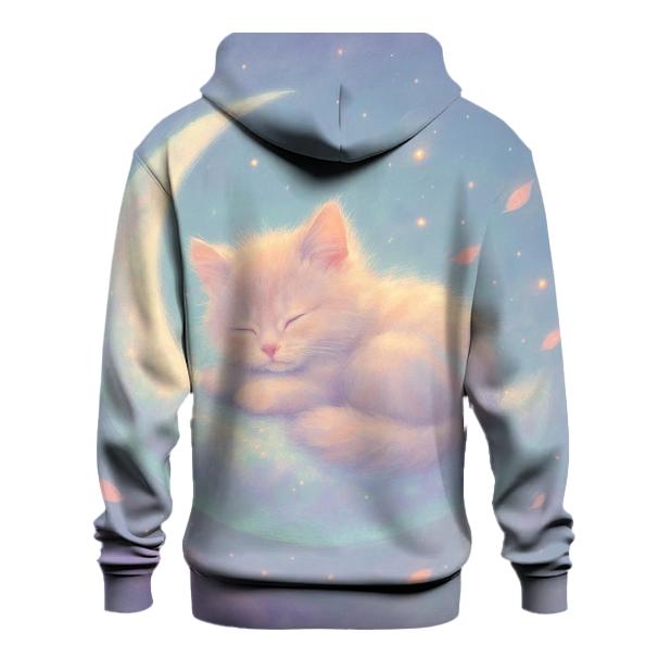 Starlit Cloud Kitten printed hoodies