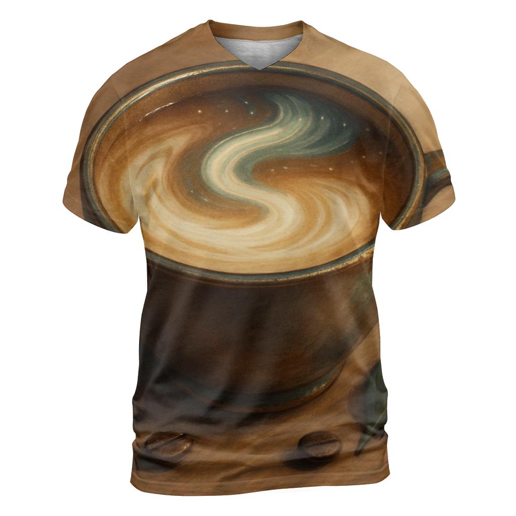 Latte Aurora unique graphic print tees