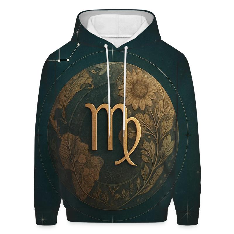Virgo Harvest Star Mandala custom hoodies
