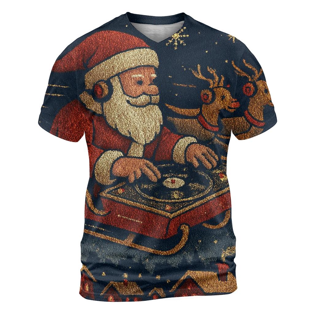 Midnight Sleigh Jam designer pattern shirts