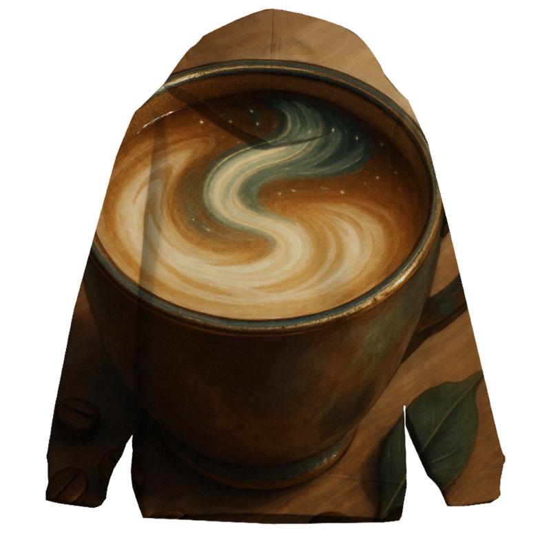 Latte Aurora printed hoodies