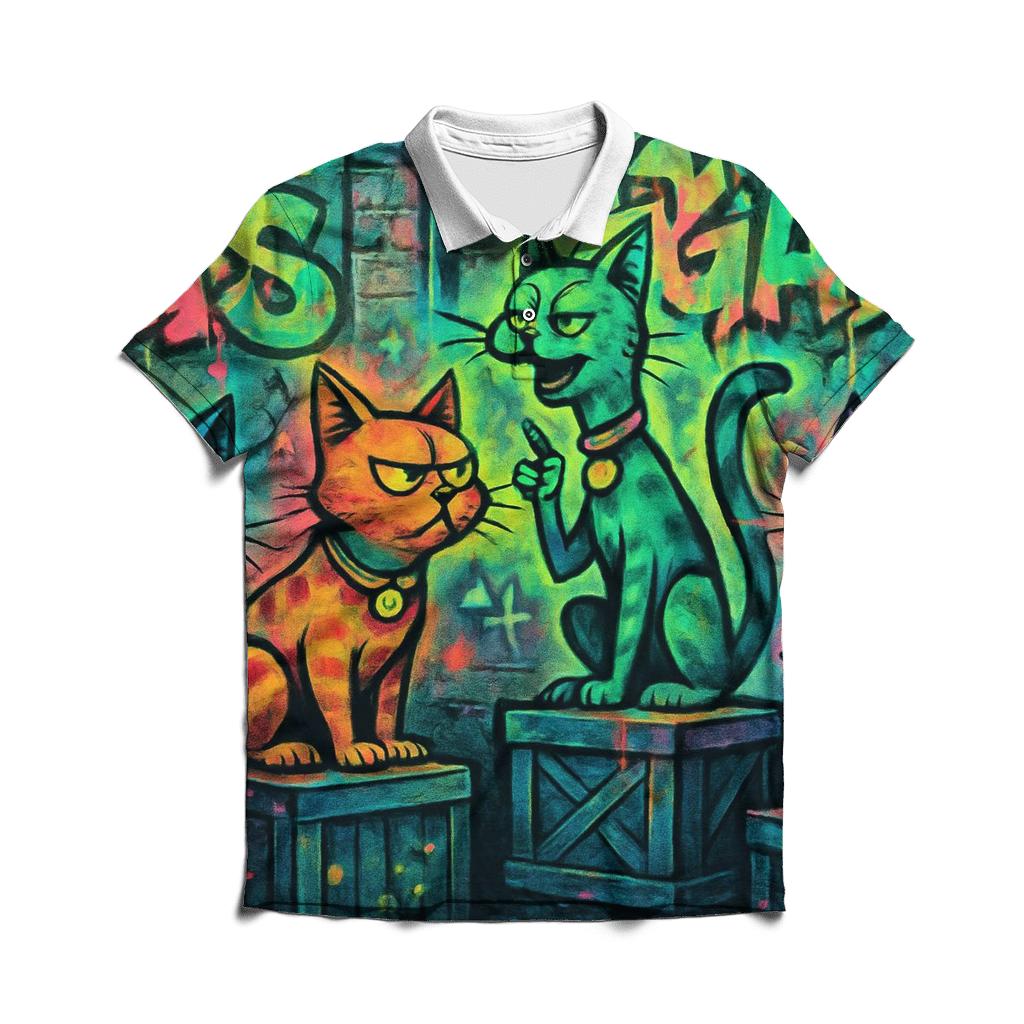 Graffiti Alley Council premium cotton polo shirts