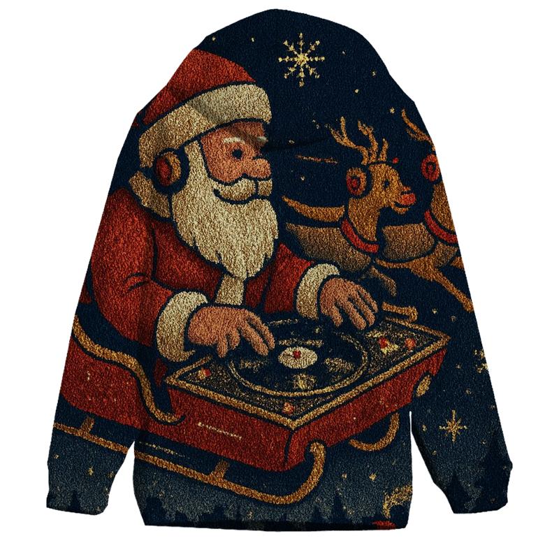 Midnight Sleigh Jam zip-up hoodies