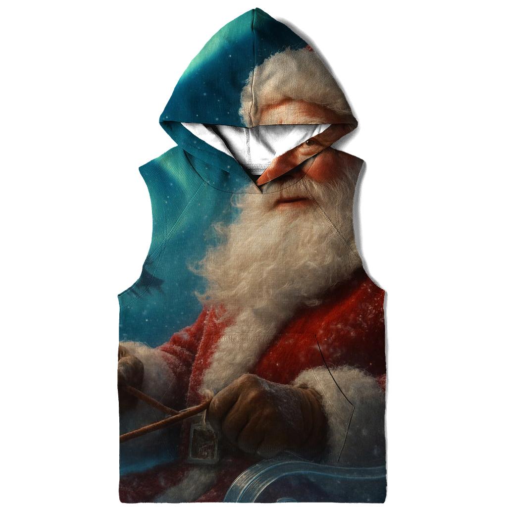 Aurora Sleighmaster Santa zip-up hoodies