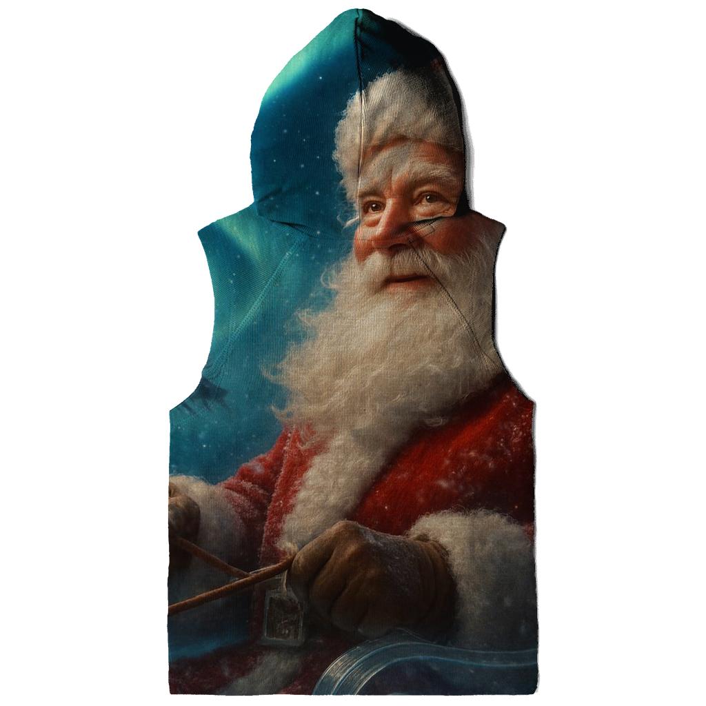 Aurora Sleighmaster Santa zip-up hoodies