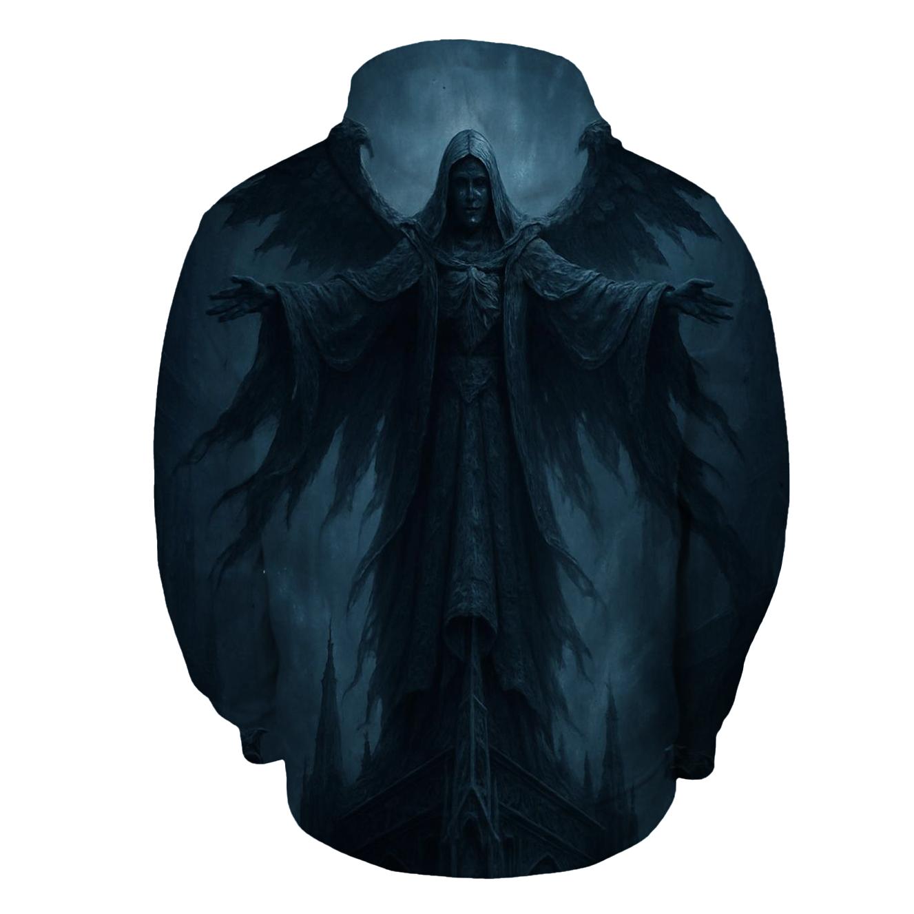Nightmarish Cathedral Sentinel graphic hoodies
