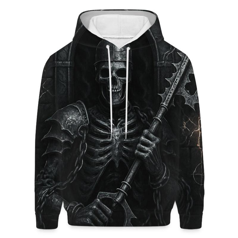 Iron Warden Of The Hollow Gate graphic hoodies