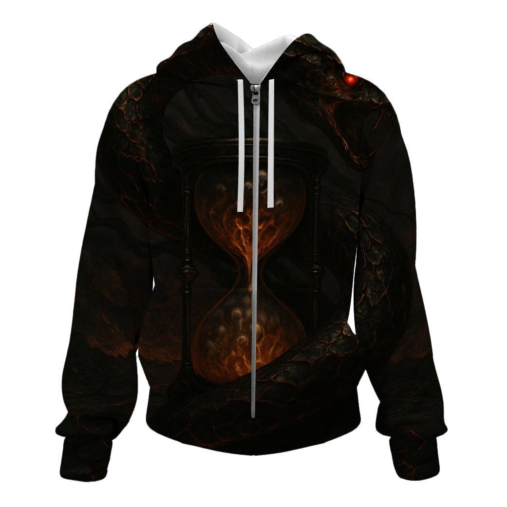 Serpent Of The Fallen Hourglass designer hoodies