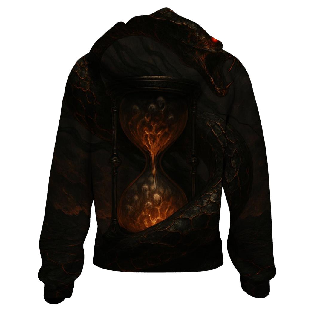 Serpent Of The Fallen Hourglass designer hoodies