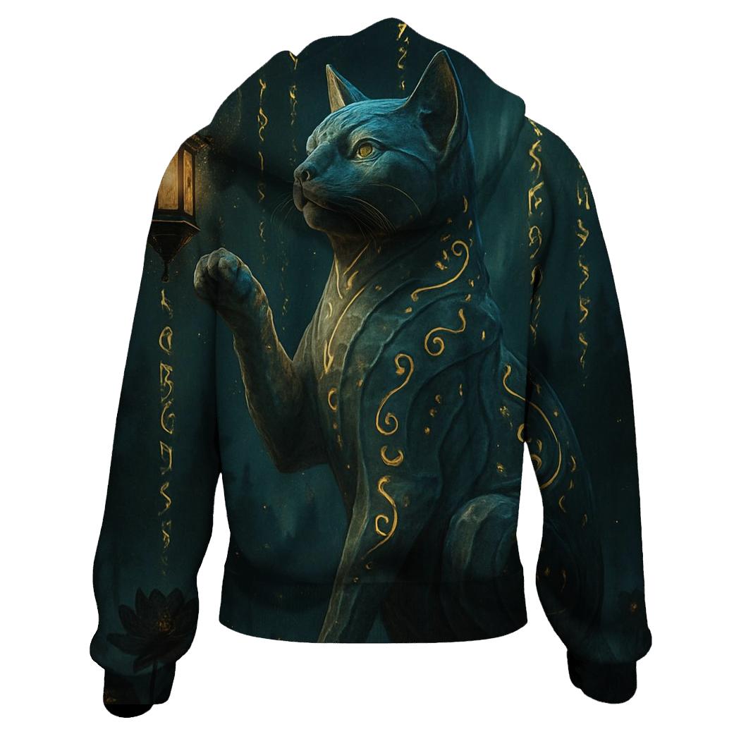 Mystic Guardian Cat Totem custom hoodies