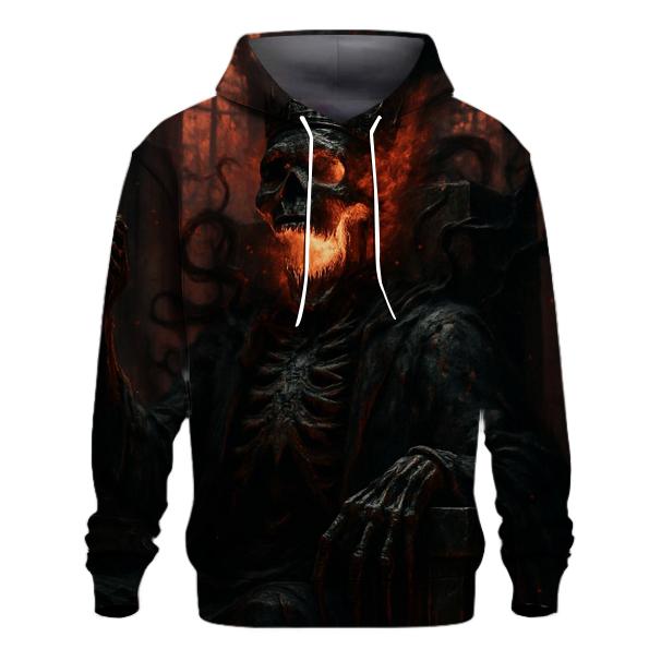 Ashen Skull Sovereign printed hoodies