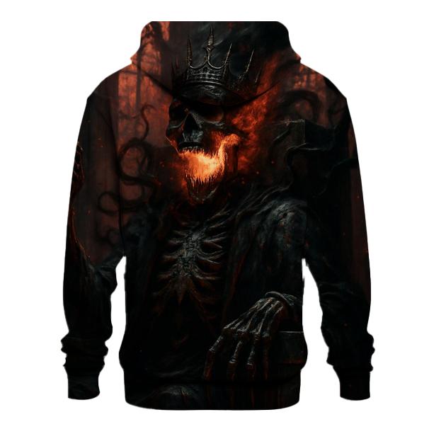 Ashen Skull Sovereign printed hoodies