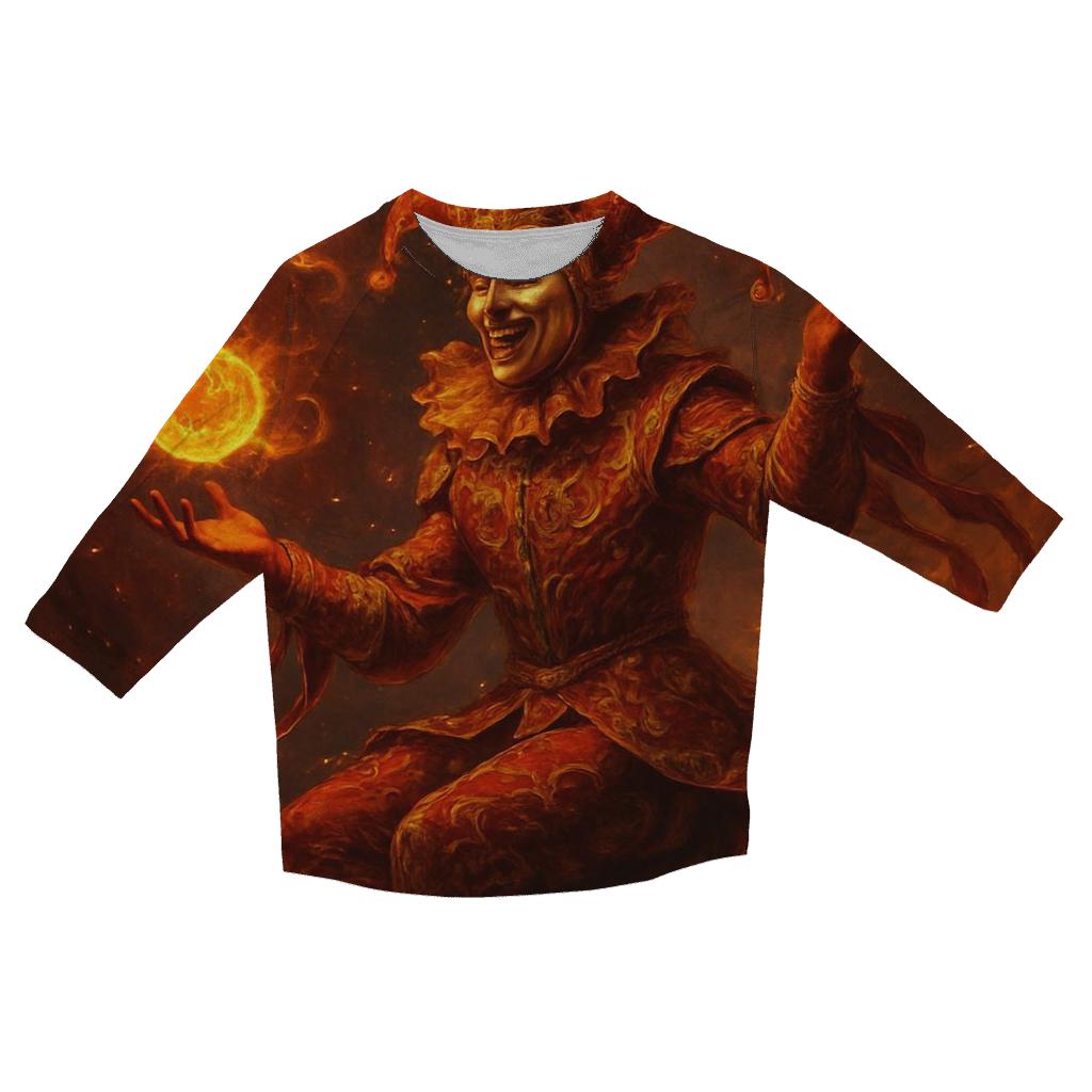 Random Solar Jester stylish quarter sleeve tops