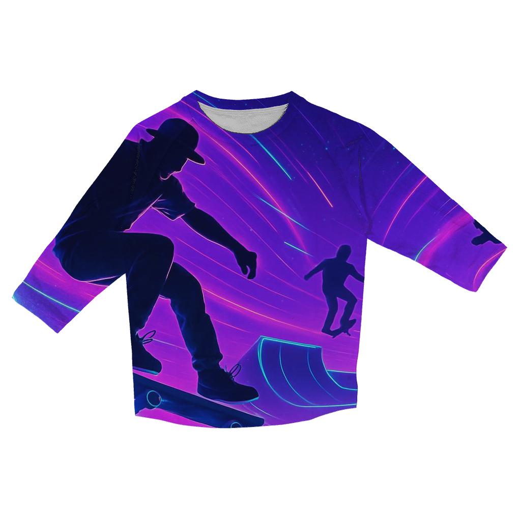 Random Stardust Skatepark fashion 3/4 sleeve shirts