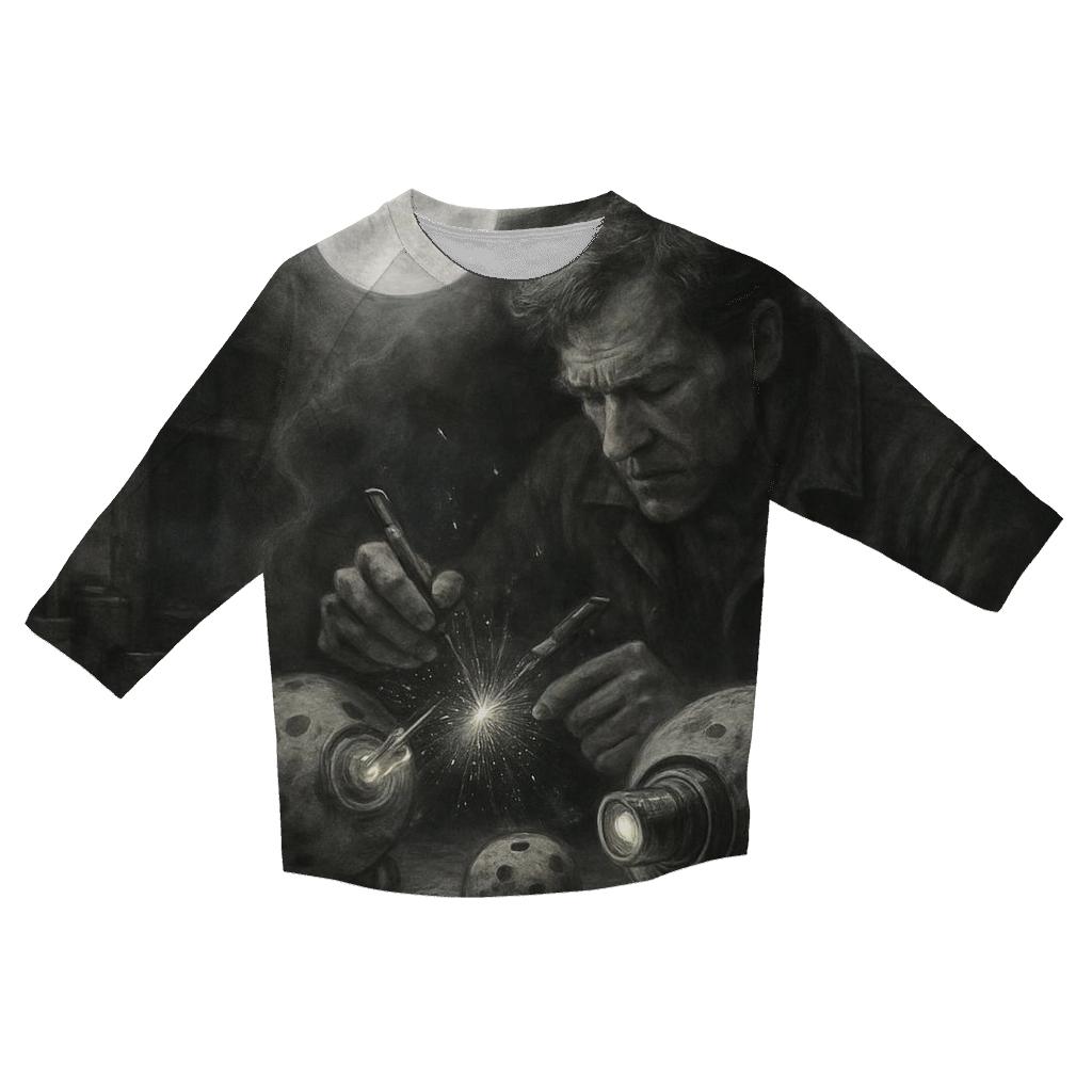 Random Moonlight Mechanic designer 3/4 sleeve blouses