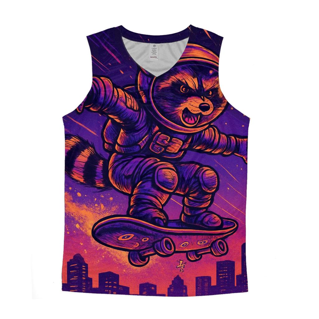 Random Astro Skate Raccoon custom tank tops