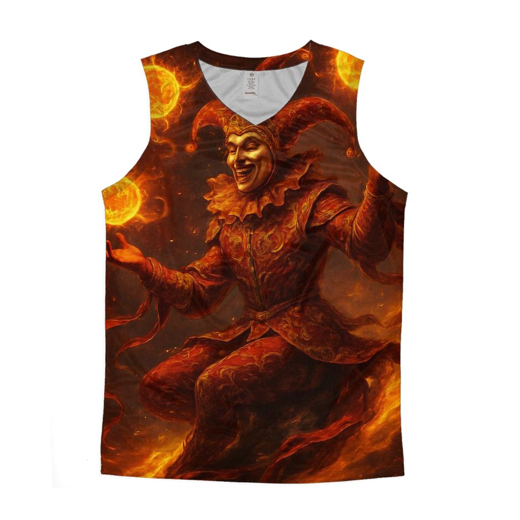 Random Solar Jester trendy fitted tank tops