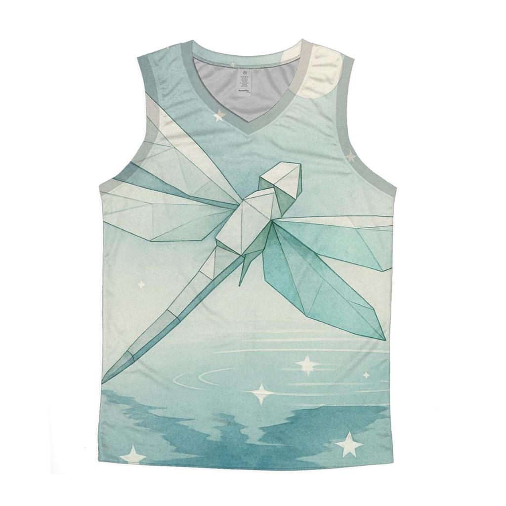 Random Origami Dragonfly stylish racerback tanks
