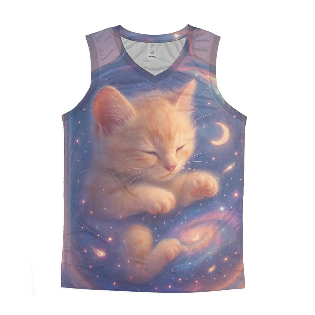 Random Pocket Universe Kitten cotton sleeveless tops
