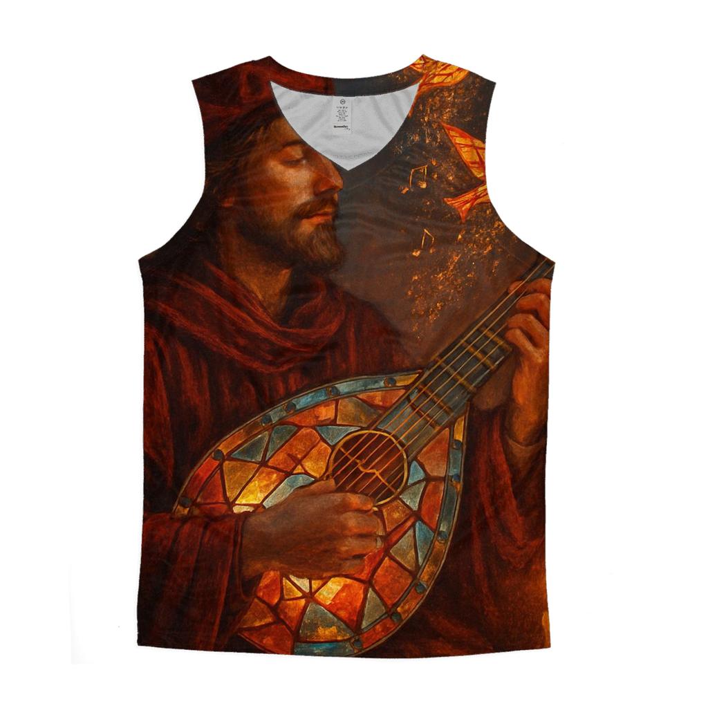 Random Glass Lute Bard stylish racerback tanks