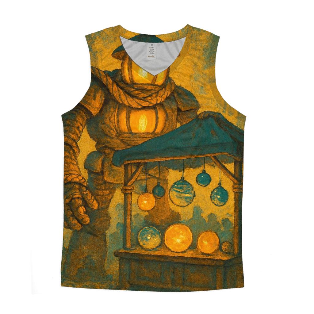 Random Lantern Market Golem custom tank tops