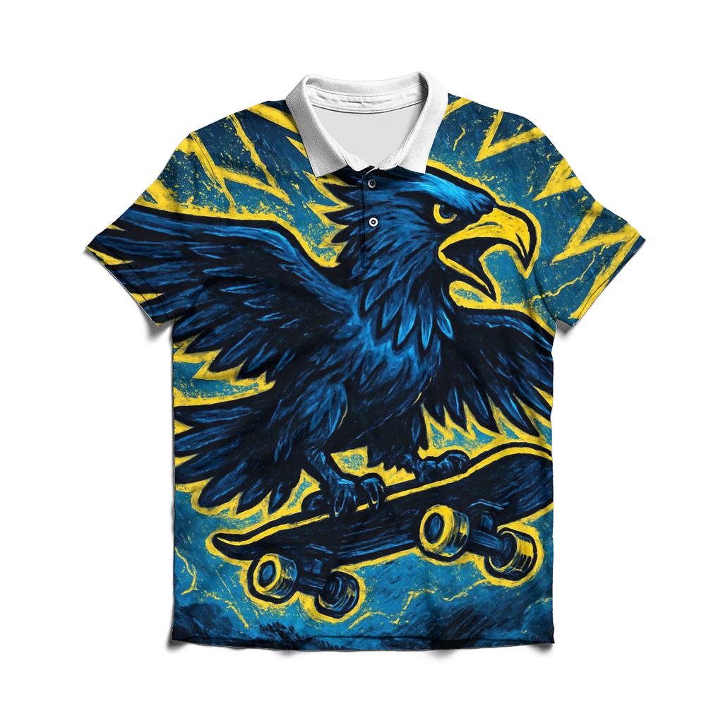 Random Thunderbird Skater branded logo polo shirts