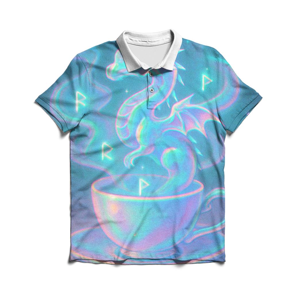 Random Hologram Tea Dragon personalized polo shirts