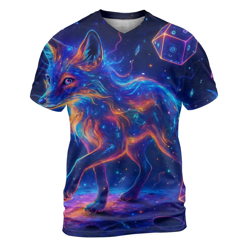 Random Nebula Fox trendy printed shirt styles