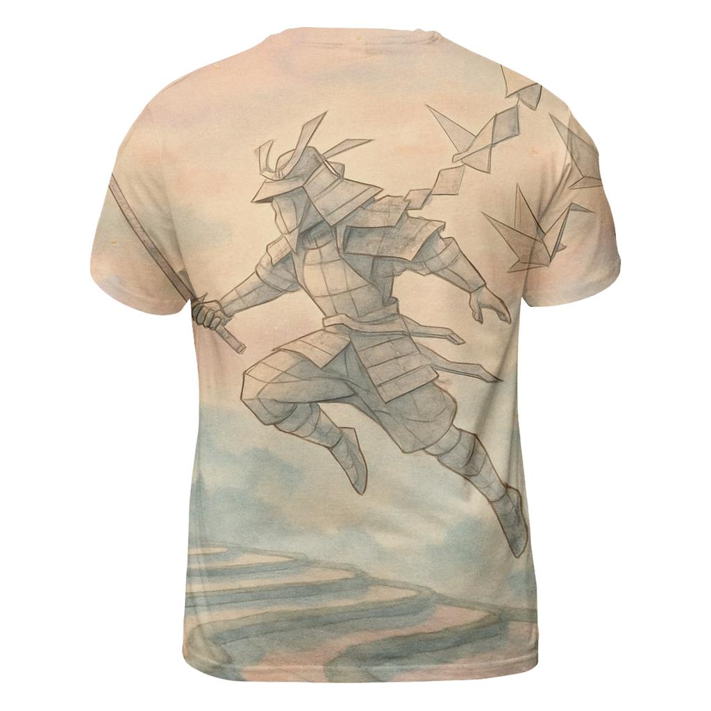 Random Paper Kite Samurai trendy printed shirt styles