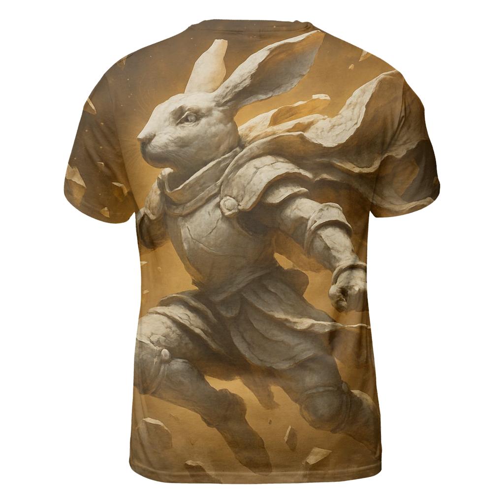 Random Marble Knight Rabbit custom all-over print shirts