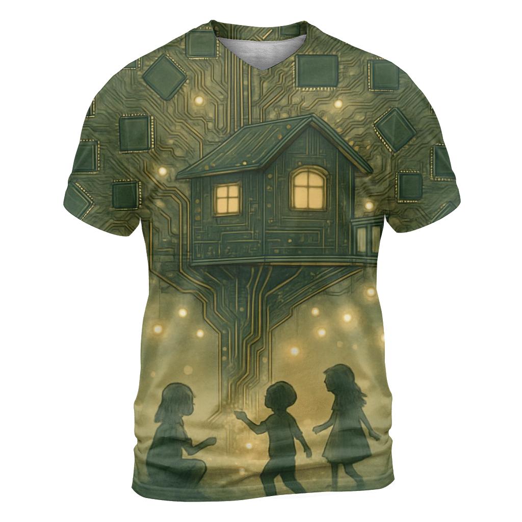 Random Circuit Treehouse unique graphic print tees