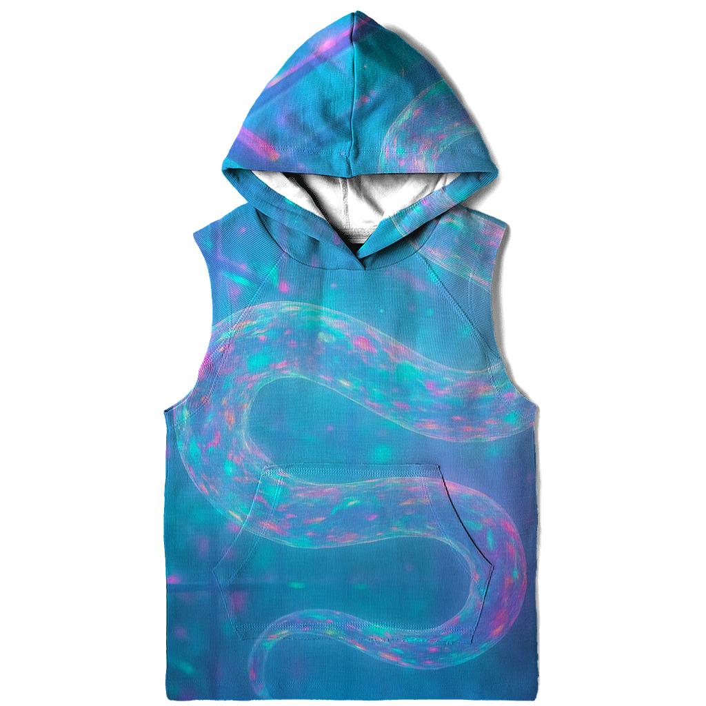 Random Holographic Garden Serpent graphic hoodies
