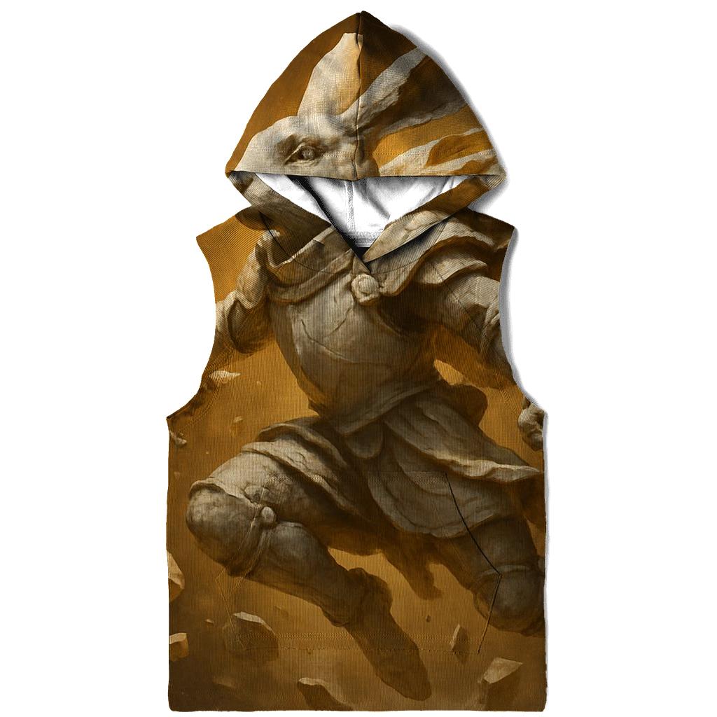 Random Marble Knight Rabbit pullover hoodies