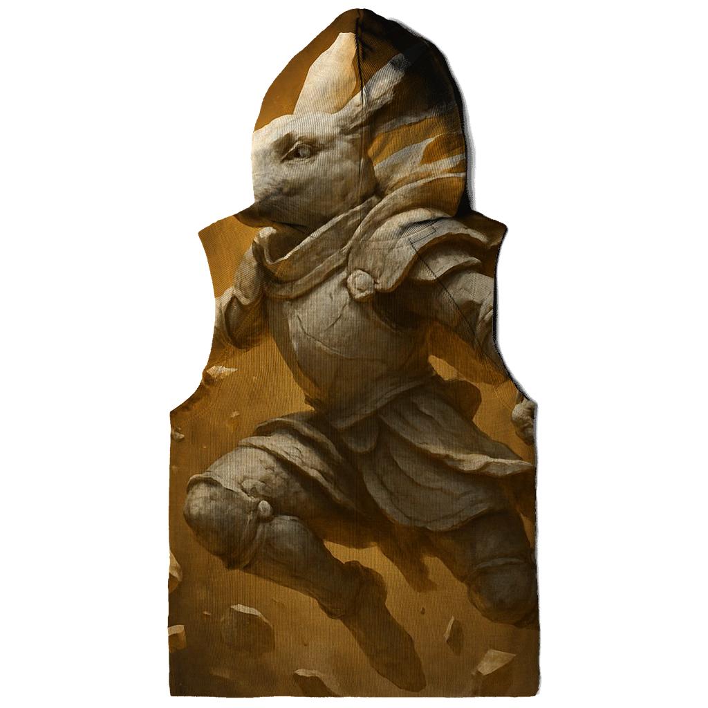 Random Marble Knight Rabbit pullover hoodies