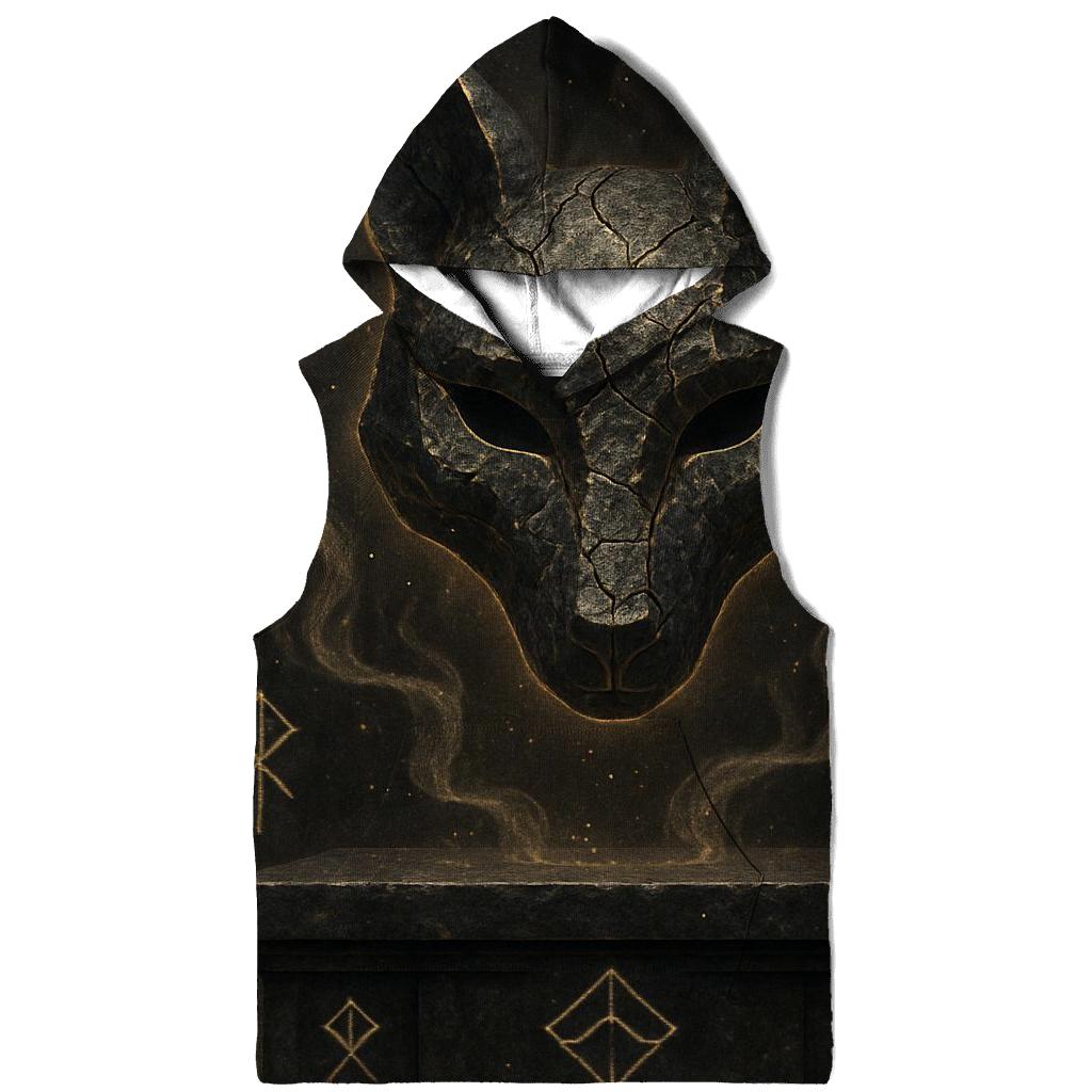 Random Galactic Fox Mask printed hoodies