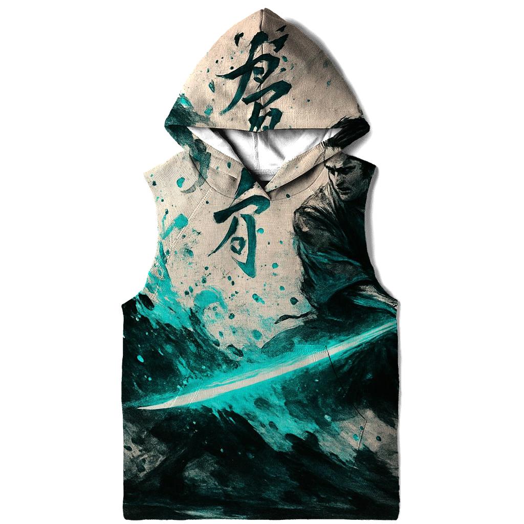 Random Inkwave Samurai premium hoodies