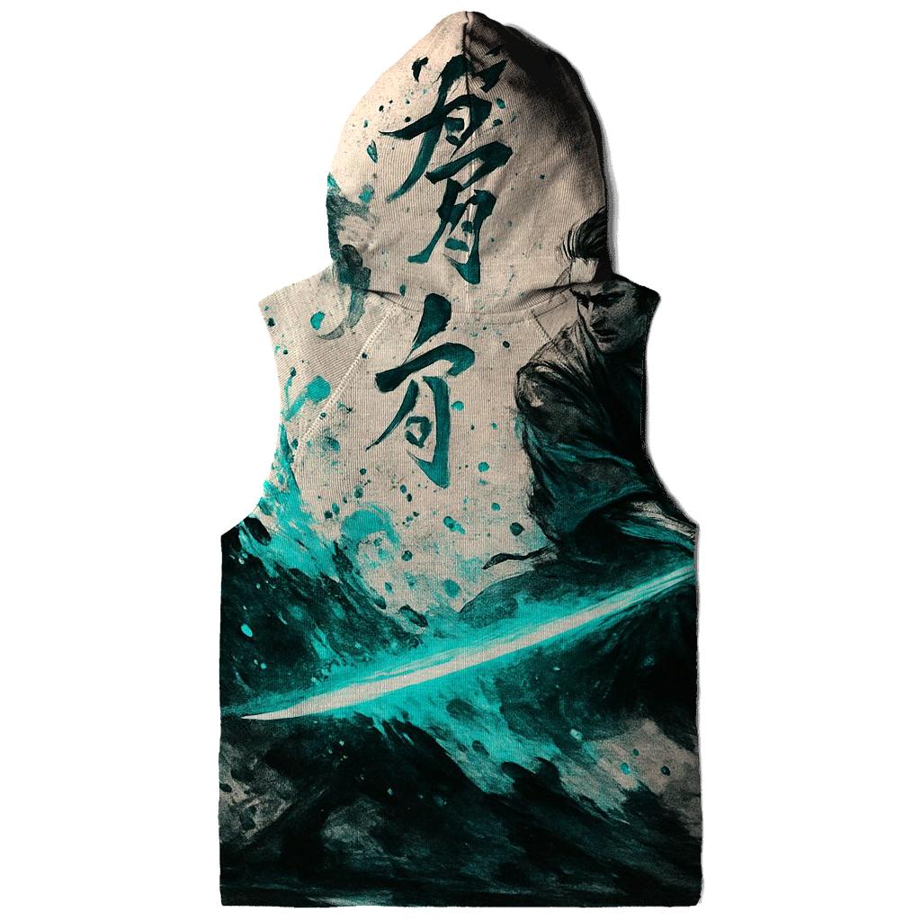 Random Inkwave Samurai premium hoodies