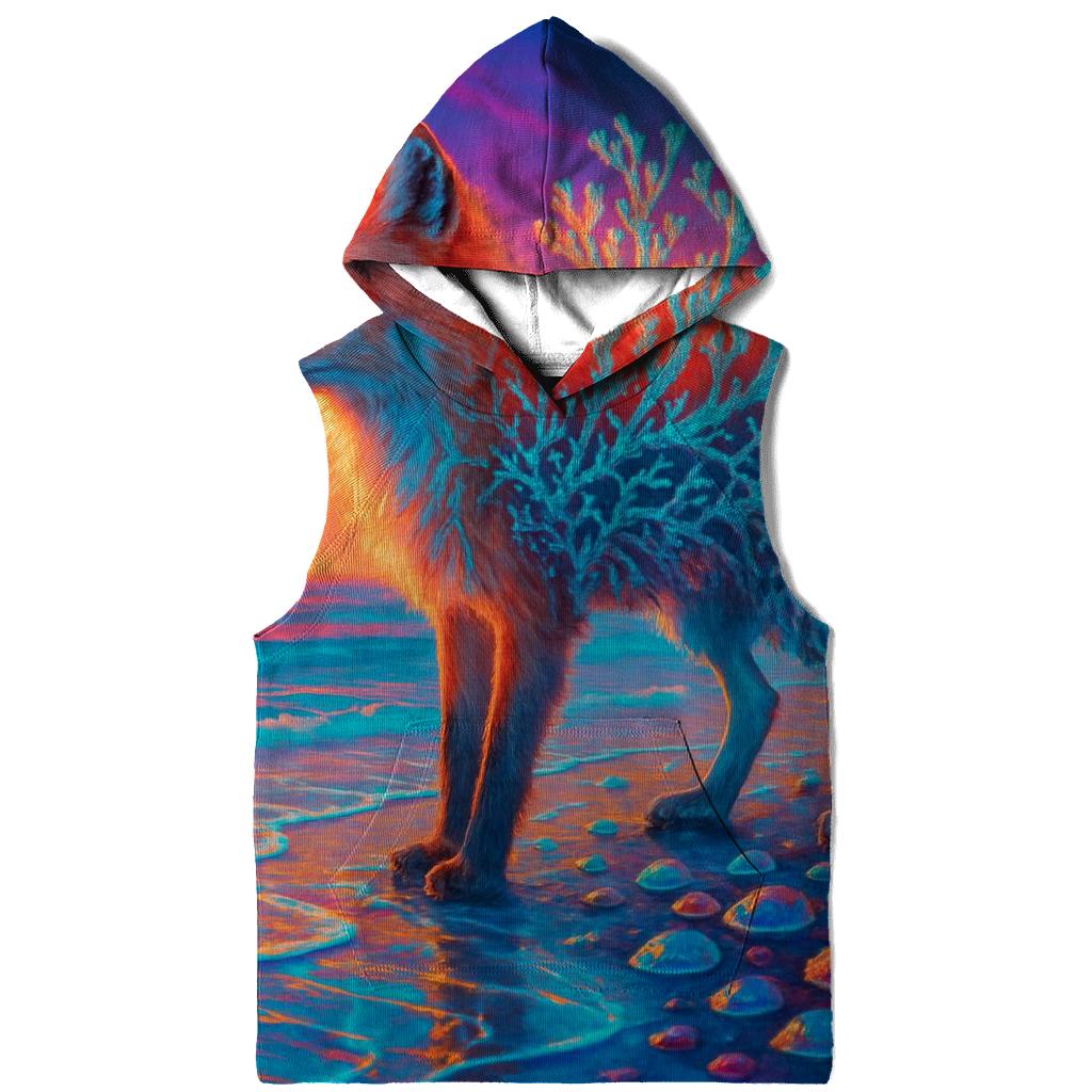 Random Chromatic Coral Fox hoodie trends