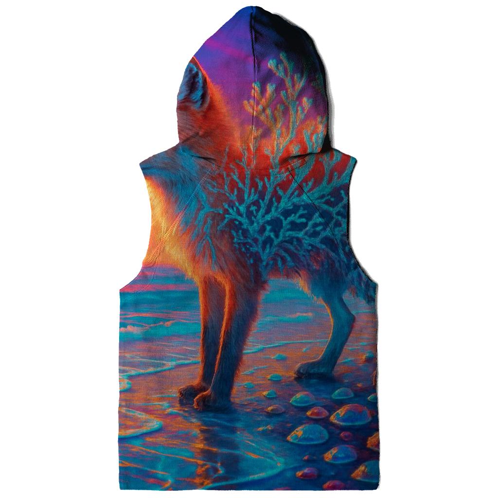 Random Chromatic Coral Fox hoodie trends