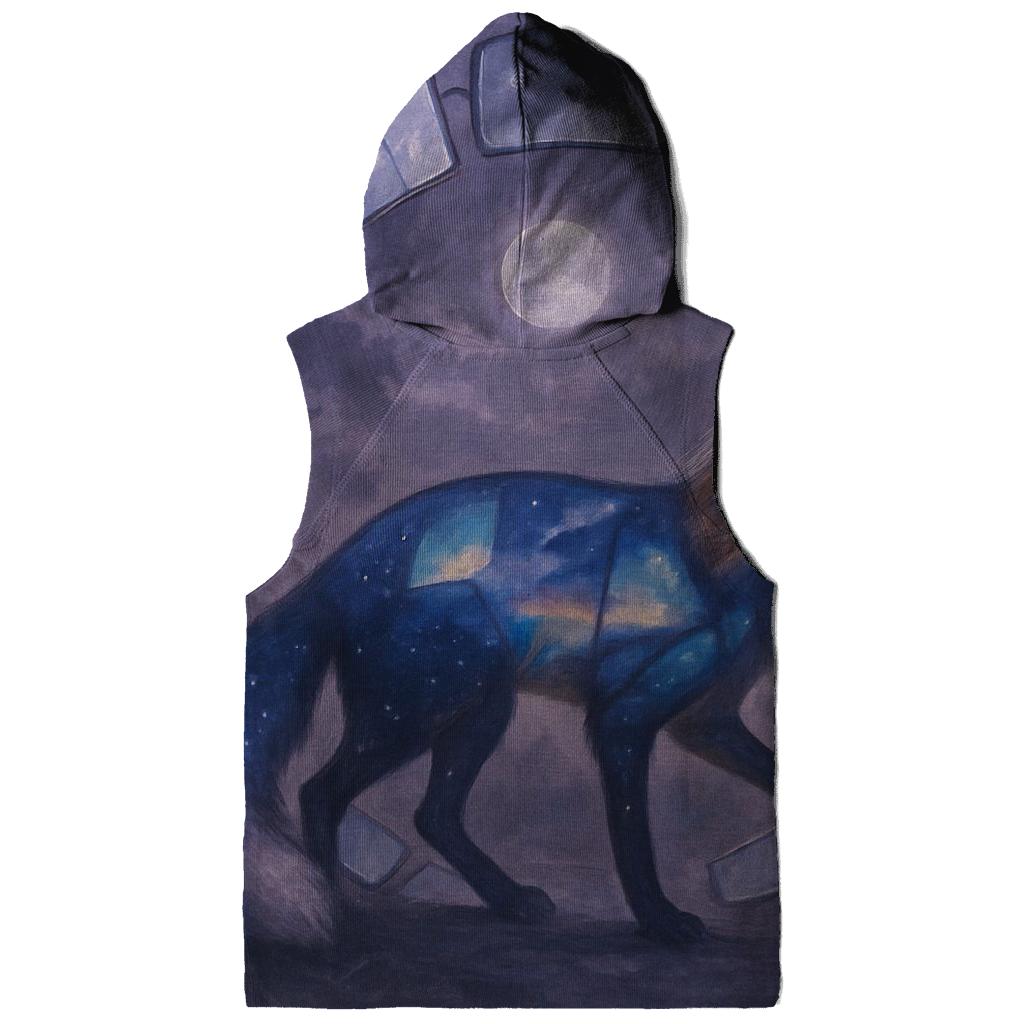 Random Sable Mirror Fox graphic hoodies
