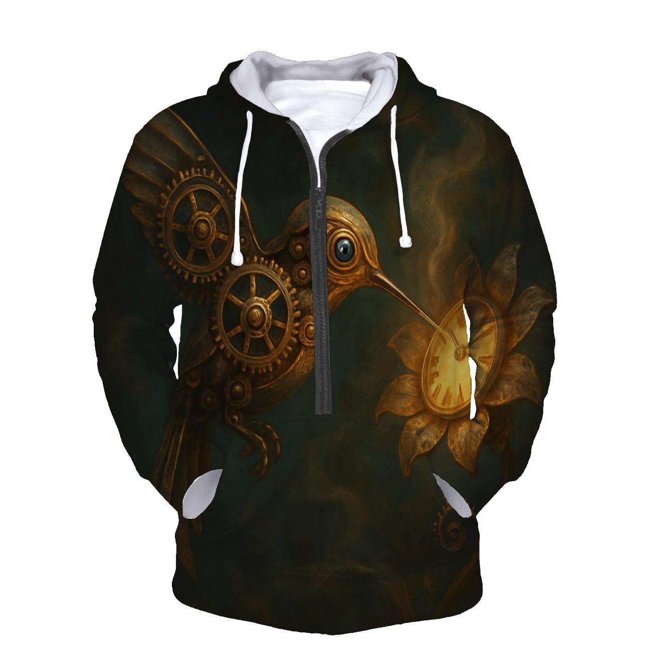 Random Clockwork Hummingbird pullover hoodies
