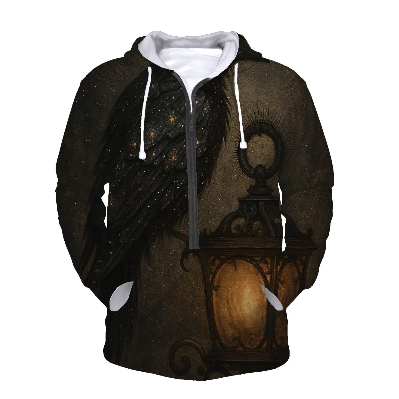 Random Magnetic Lantern Crow hoodie designs