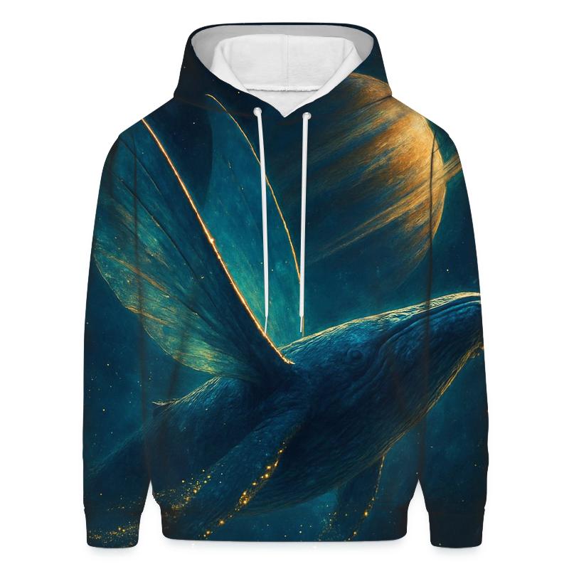 Random Solar Sail Whale lightweight hoodies