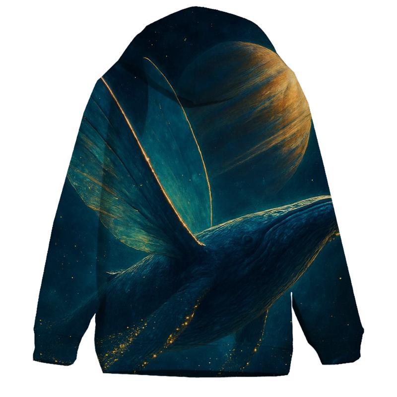 Random Solar Sail Whale lightweight hoodies