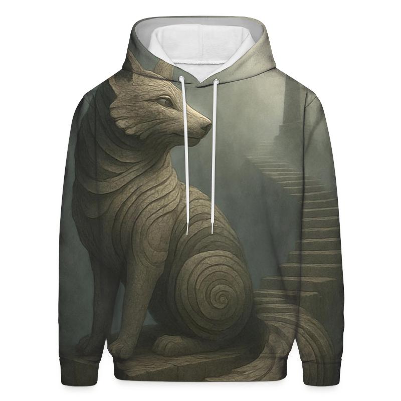 Random Stone Spiral Fox custom hoodies