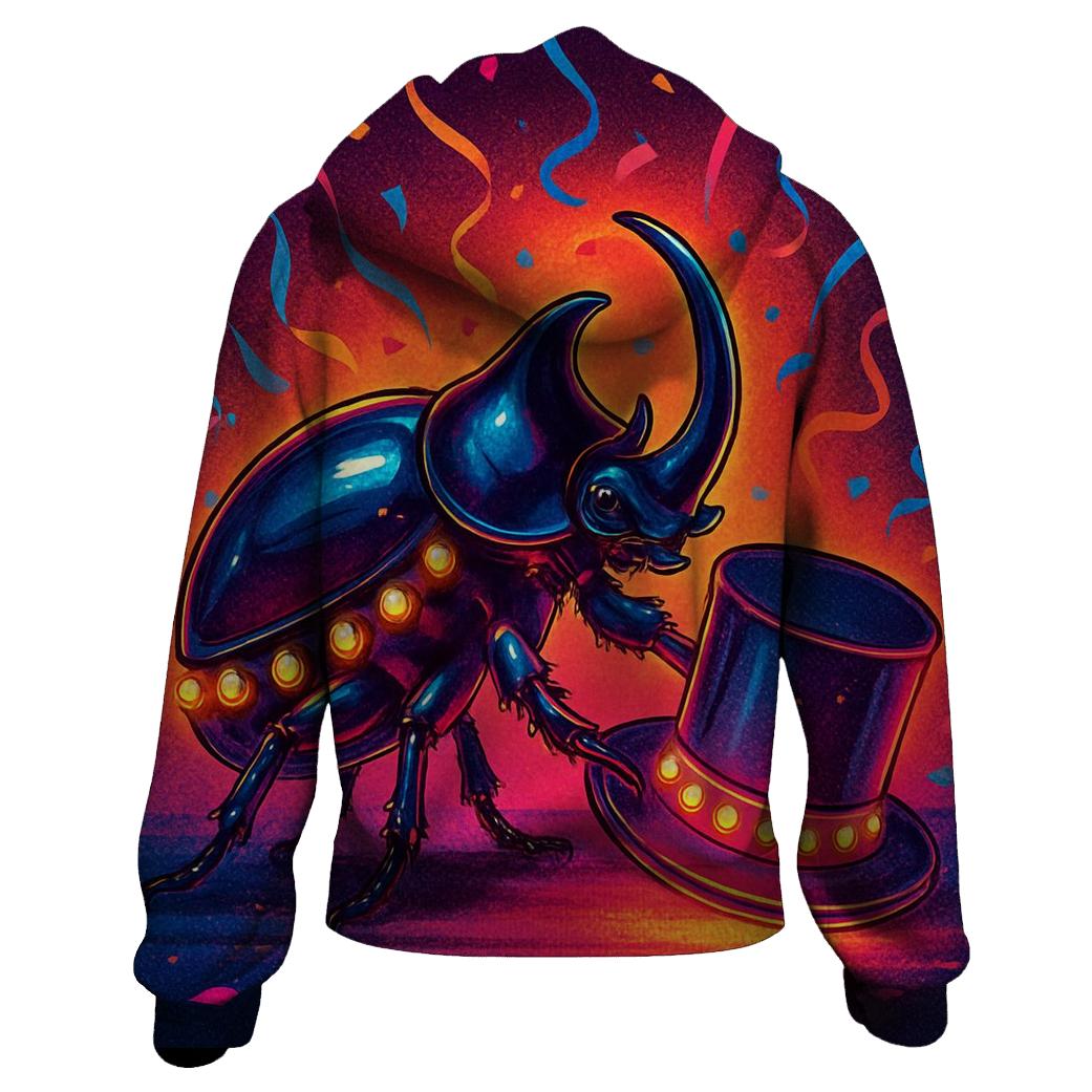 Random Neon Carnival Beetle heavyweight hoodies